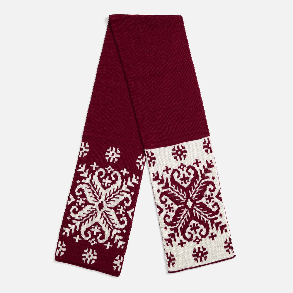 Шарф Wintertude M, красный с белым в Калуге
